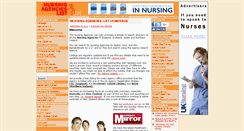 Desktop Screenshot of nursing-agencies-list.com